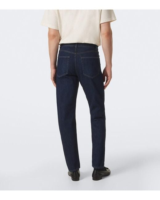 The Row Blue Moe Straight Jeans for men