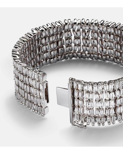 Suzanne Kalan Metallic 18Kt Bracelet With Diamonds