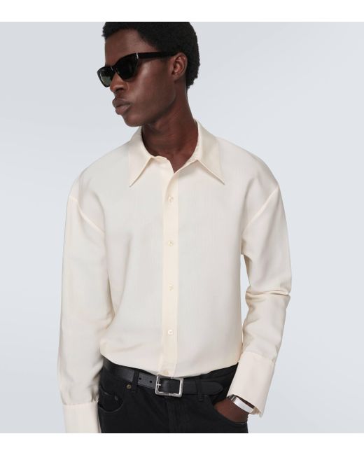 Chemise oversize Saint Laurent pour homme en coloris Natural