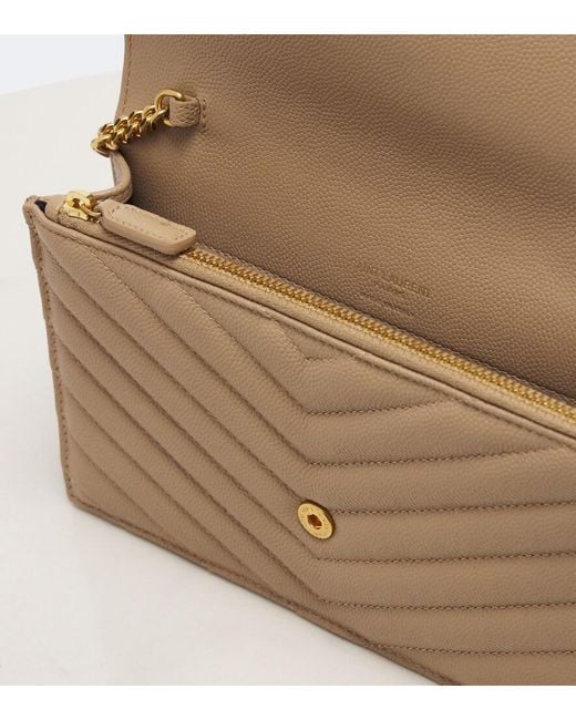 Borsa Cassandre Envelope di Saint Laurent in Natural