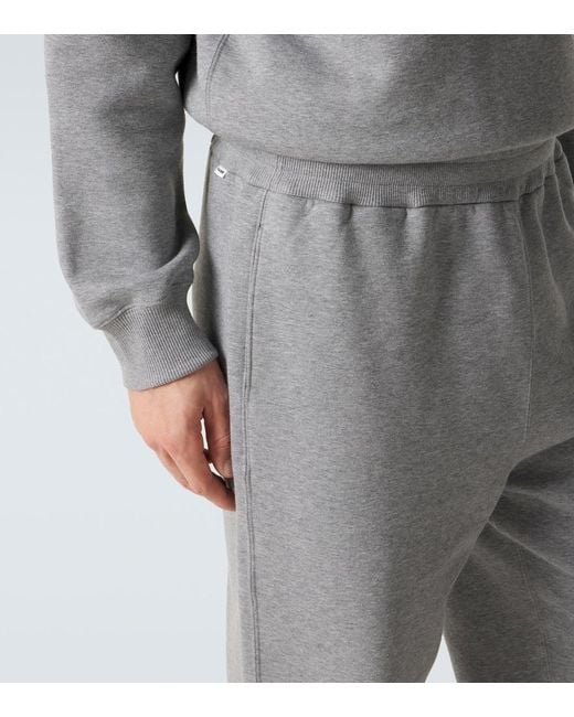 Jil Sander Gray Cotton Jersey Sweatpants for men