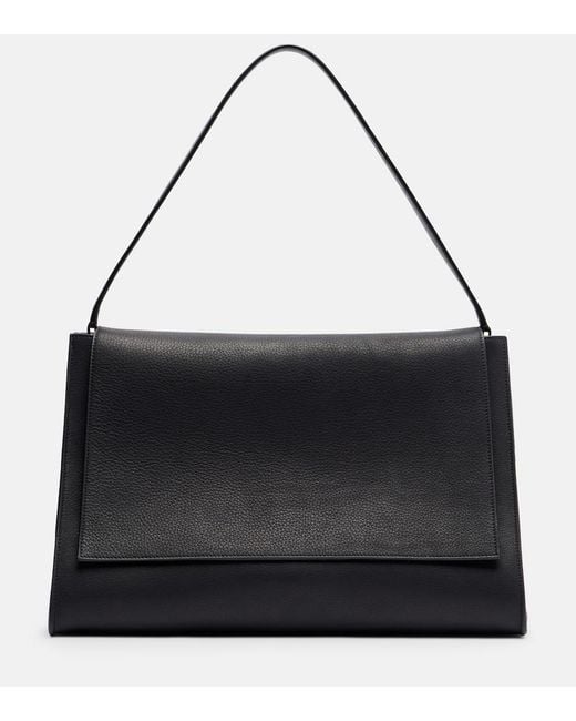 Nour Hammour Black Amal Leather Shoulder Bag