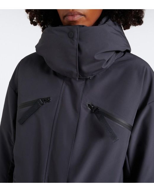Adidas By Stella McCartney Blue Hooded Parka