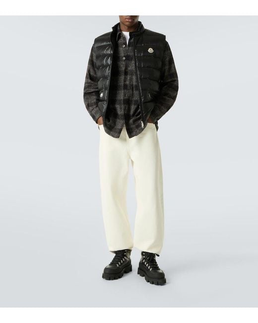 Moncler Black Permanent Down Vest for men