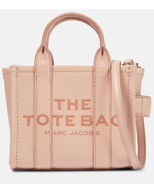 Marc Jacobs Pink Tote The Micro aus Leder