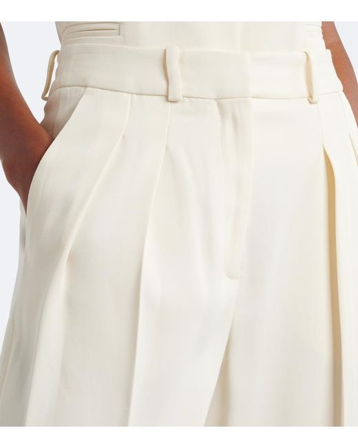 Loulou de Saison White Alio Lds Pleated Straight Pants