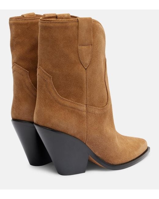 Isabel Marant Brown Suede Ankle Boots