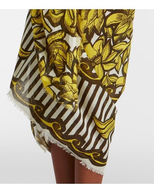 ALÉMAIS Metallic Mona Floral Cotton Beach Cover-Up
