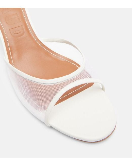 Staud Natural Brigitte Mesh Mules