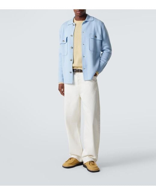 Camicia di Allude in Blue da Uomo
