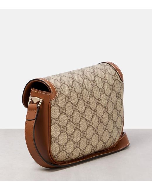 Borsa A Spalla Horsebit 1955 Small di Gucci in Brown