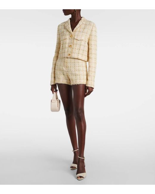 Giambattista Valli Natural Jacke Aus Boucle