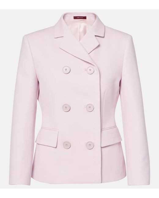 Gucci Pink Blazer Aus Baumwoll-Canvas