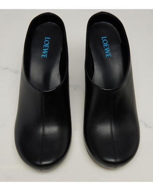Mules Oval di Loewe in Black