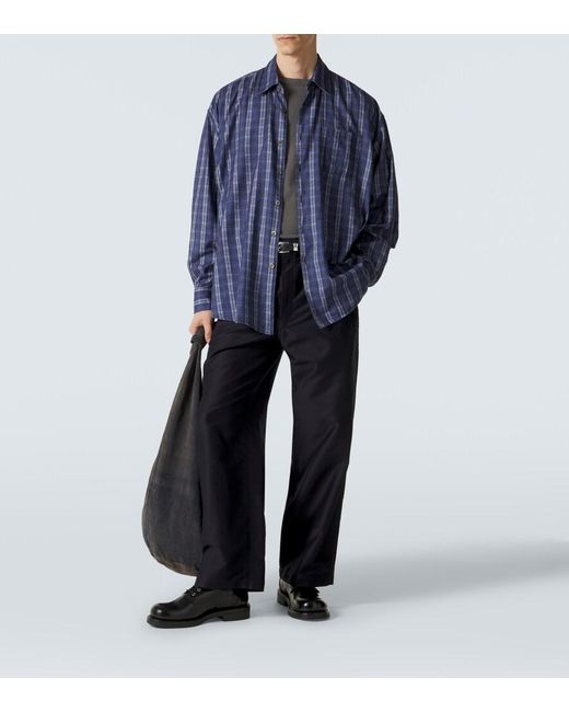 Our Legacy Black Drip Denim Shoulder Bag for men