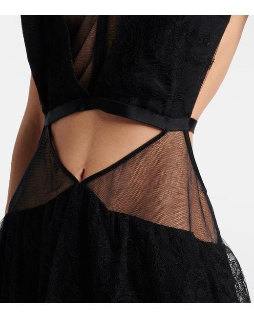 Stella McCartney Black Lace Gown