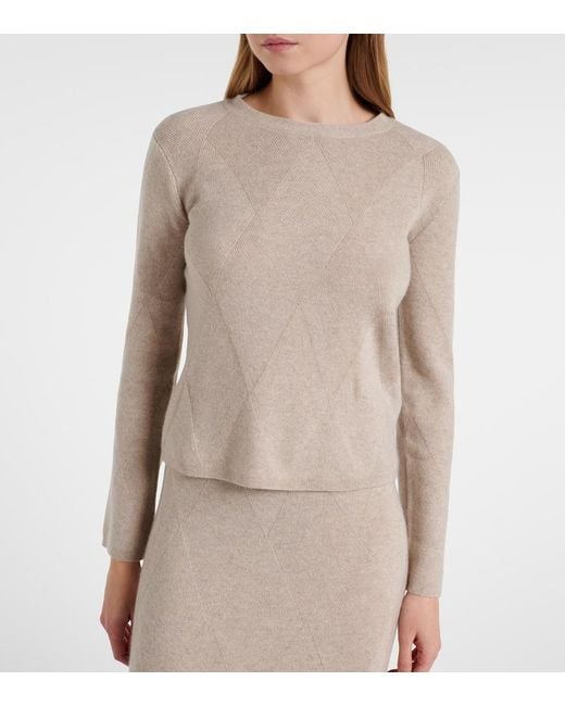 Max Mara Natural Baffo Cashmere Sweater