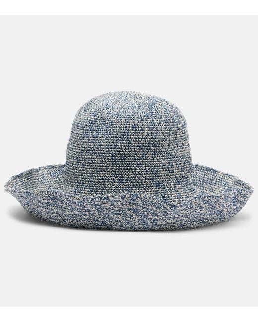 Ruslan Baginskiy Blue Straw Hat