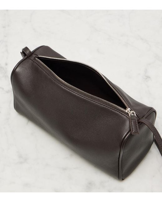 The Row Black '90S Leather Shoulder Bag