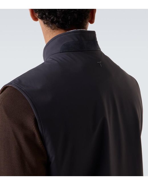 Tod's Blue Technical Vest for men