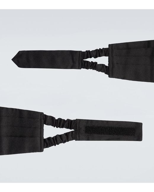 Brioni Black Silk Cummerbund for men
