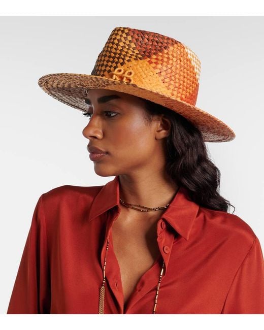 Ruslan Baginskiy Brown Straw Hat