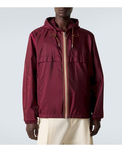 Moncler Purple Nidge Technical Jacket for men
