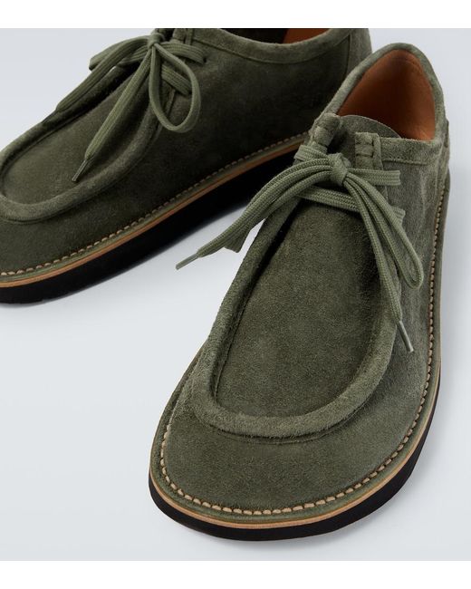 Loewe Desert Boots Faro Aus Veloursleder in Green für Herren