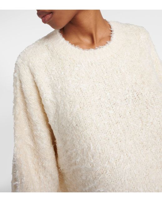 Totême  Natural Oversized Silk Sweater