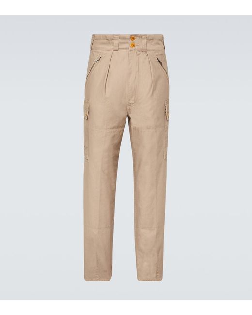Polo Ralph Lauren Sportsman Cotton Cargo Pants in Natural for Men | Lyst