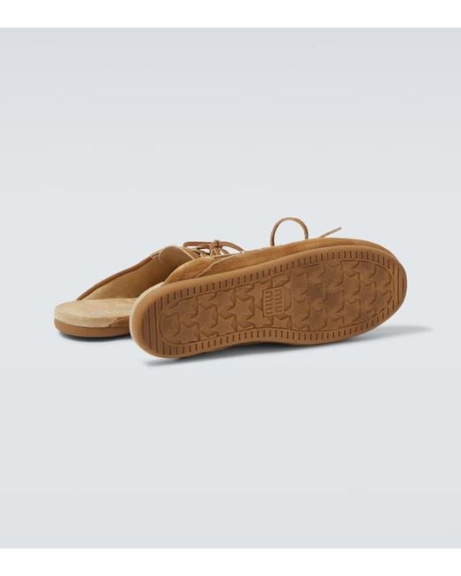Miu Miu Brown Suede Mules for men