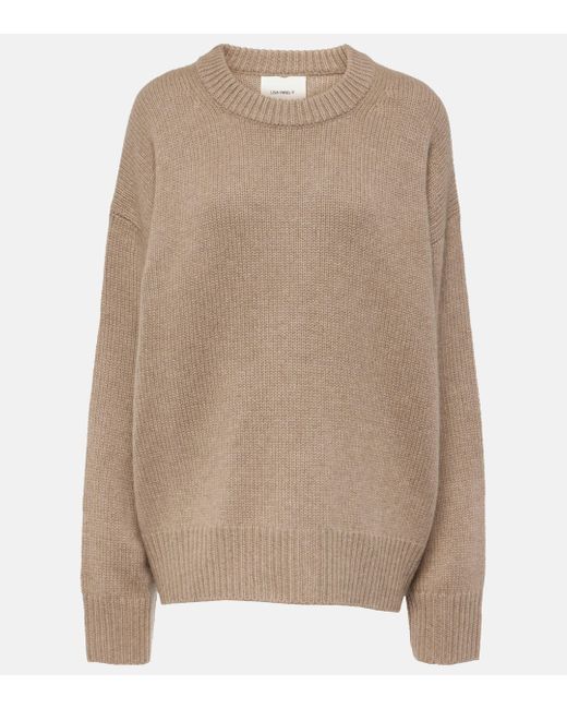 Lisa Yang Natural Renske Cashmere Sweater