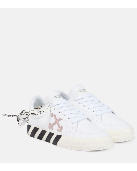 Off-White c/o Virgil Abloh White Low Vulcanized Canvas Sneaker