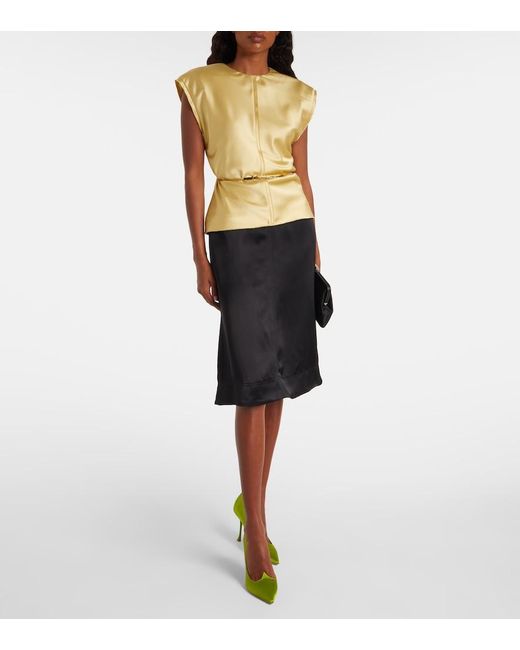Roger Vivier Green I Love Vivier 100 Satin Pumps