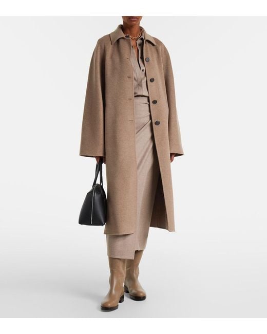 Max Mara Natural Centro Belted Cashmere Coat