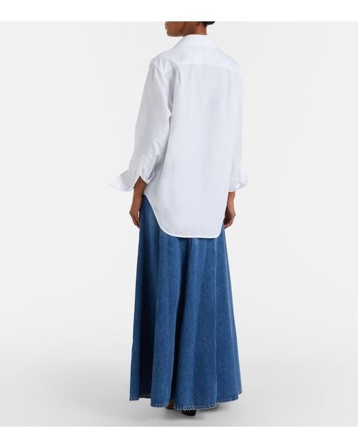 AG Jeans Blue Tula Denim Maxi Skirt