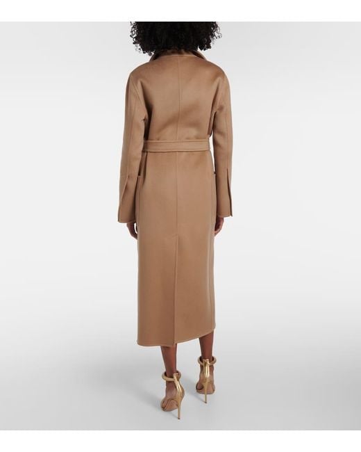Max Mara Natural Mantel Aus Kaschmir