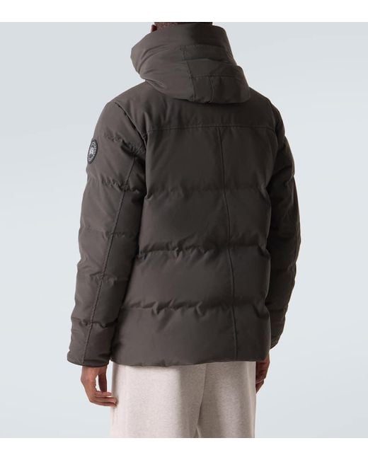 Canada Goose Brown Wyndham Hooded Down Jacket for men