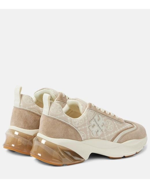 Tory Burch White Good Luck Panelled Sneakers