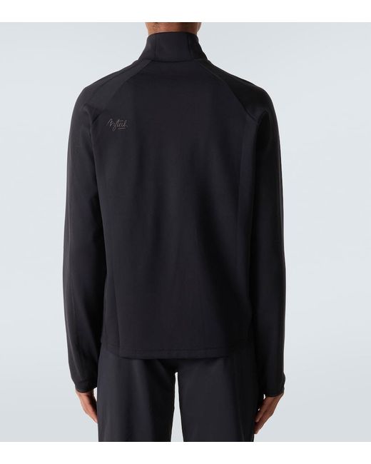 Aztech Mountain Blue Aztech Fleece Zip-Up Ski Top for men