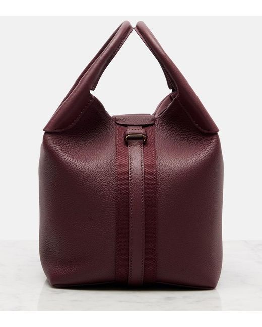 Sac Seau Bale Small En Cuir Loro Piana en coloris Red