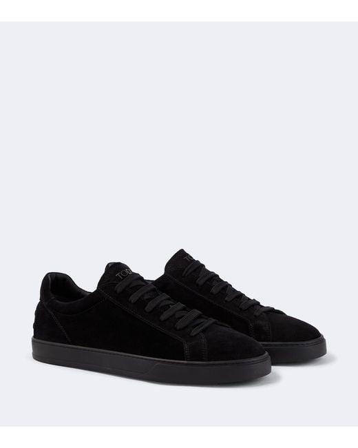 Tod's Black Suede Sneakers for men