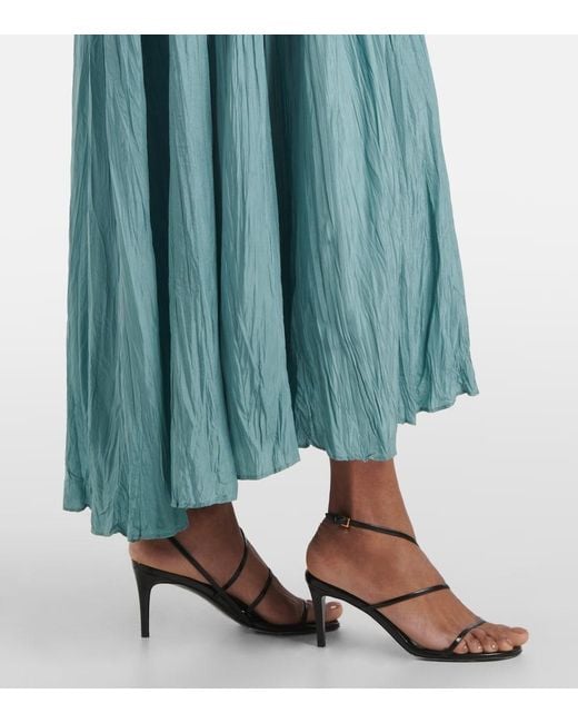 Joseph Blue Martini Silk Maxi Dress