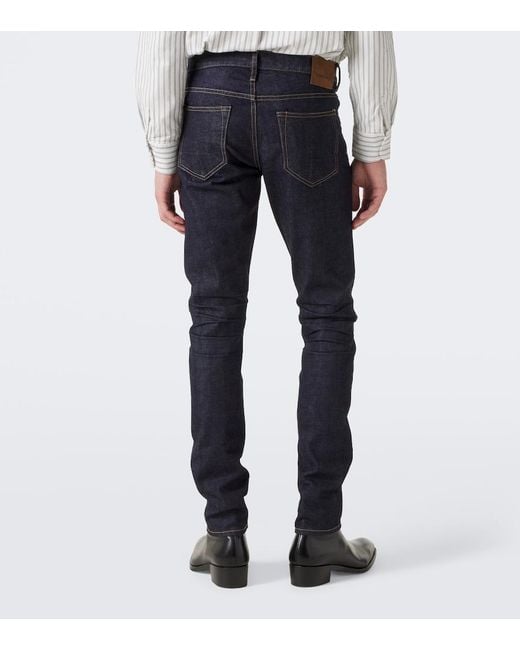 Tom Ford Blue Slim Jeans for men