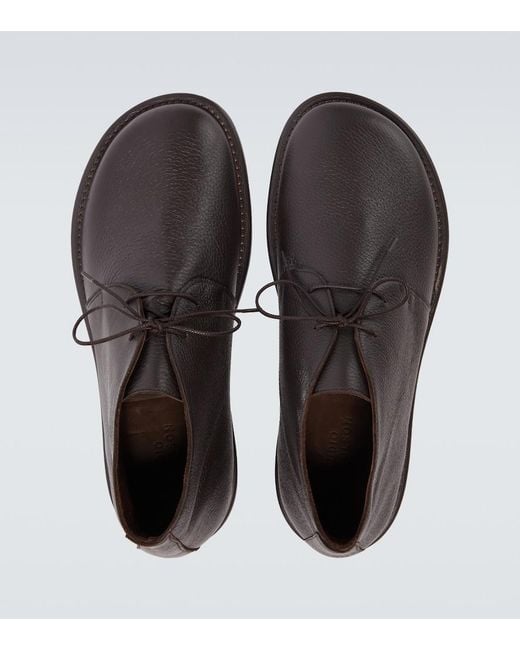 Studio Nicholson Black Woodrow Leather Desert Boots for men