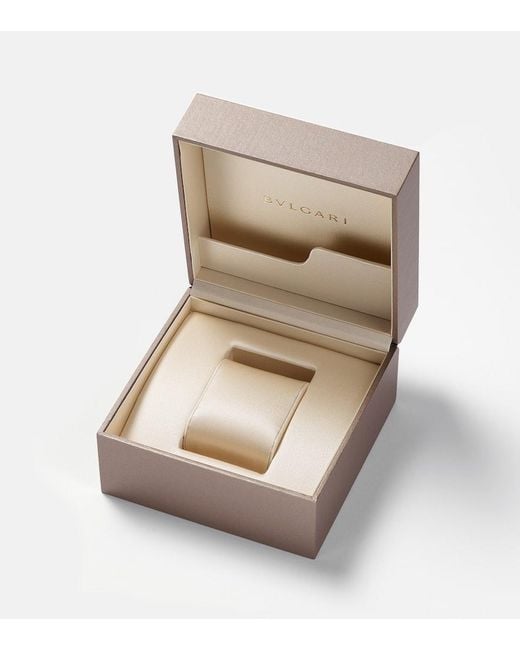 BVLGARI White Uhr Serpenti Seduttori Mit Diamanten Und Rubellit