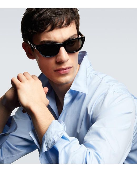 Prada Black Oval Sunglasses for men