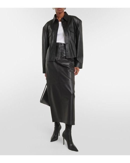 Wardrobe NYC Black Leather Jacket