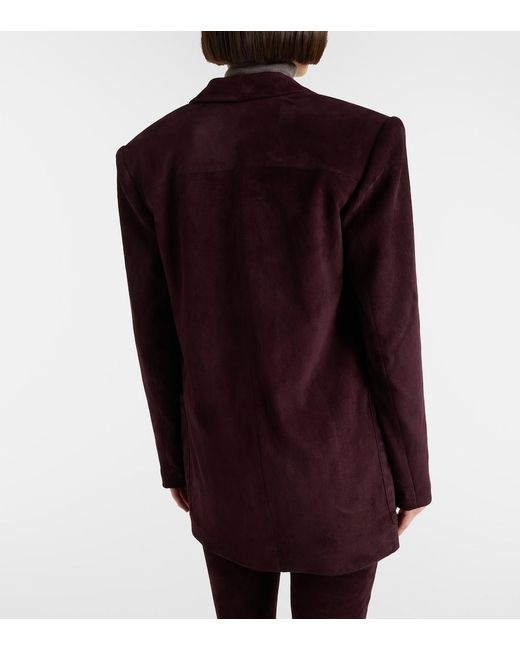 Stouls Purple Berliner Suede Blazer