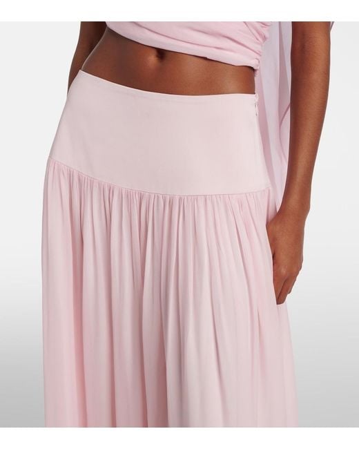 Gonna Lunga Solene di Posse in Pink